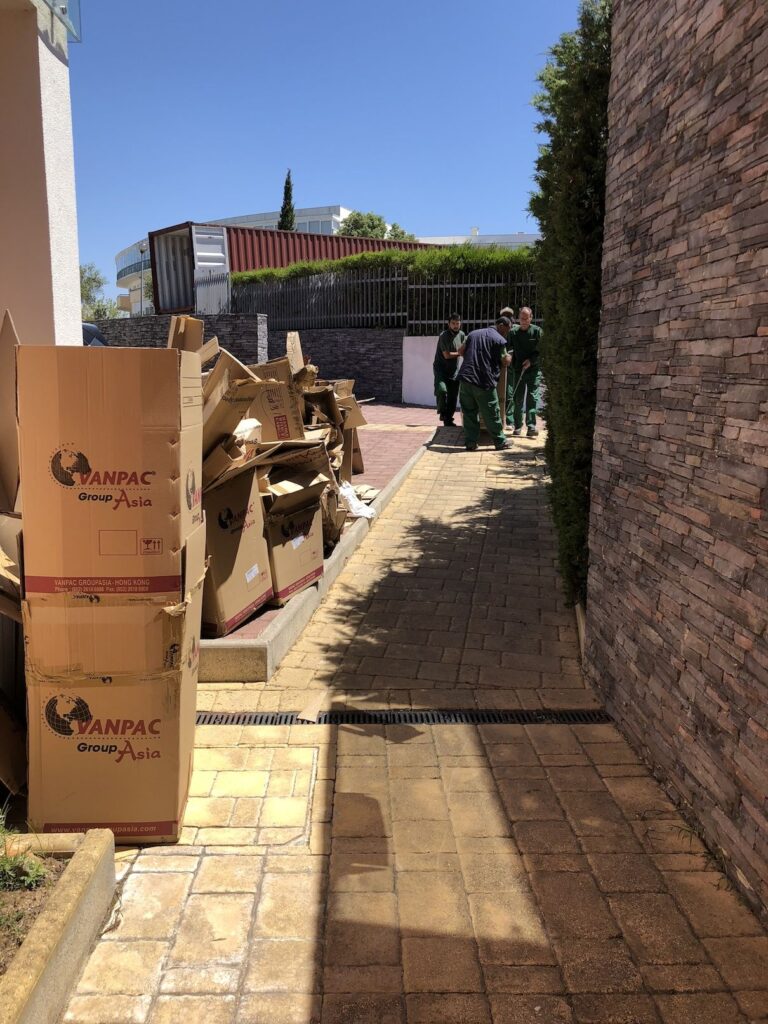 Empty Boxes from Move - Jacqueline Muller